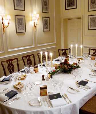 Private dinner in the Yellow Room at Middlethorpe Hall