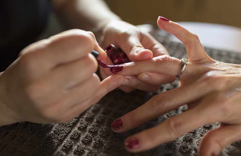 Manicure at the Hartwell Spa Manicure at the Hartwell Spa