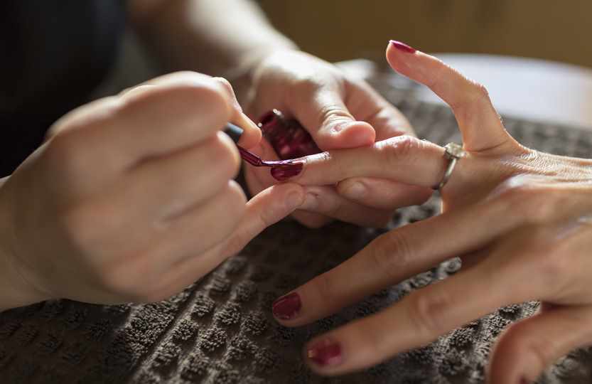 Manicure at the Hartwell Spa