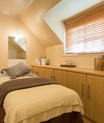 Treatment room at Middlethorpe Spa Treatment room at Middlethorpe Spa