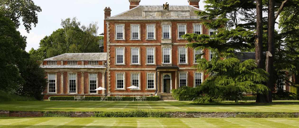 Middlethorpe Hall from south lawn in summer