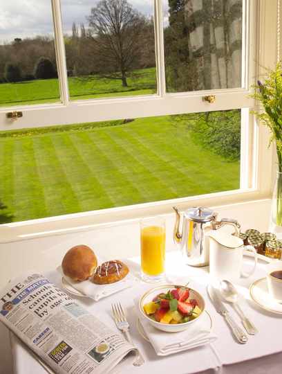 Middlethorpe Hall - Breakfast in room with view