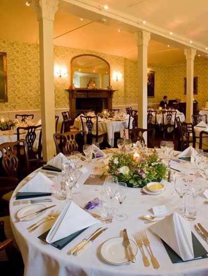 Celebration dining in Grill Room at Middlethorpe Hall