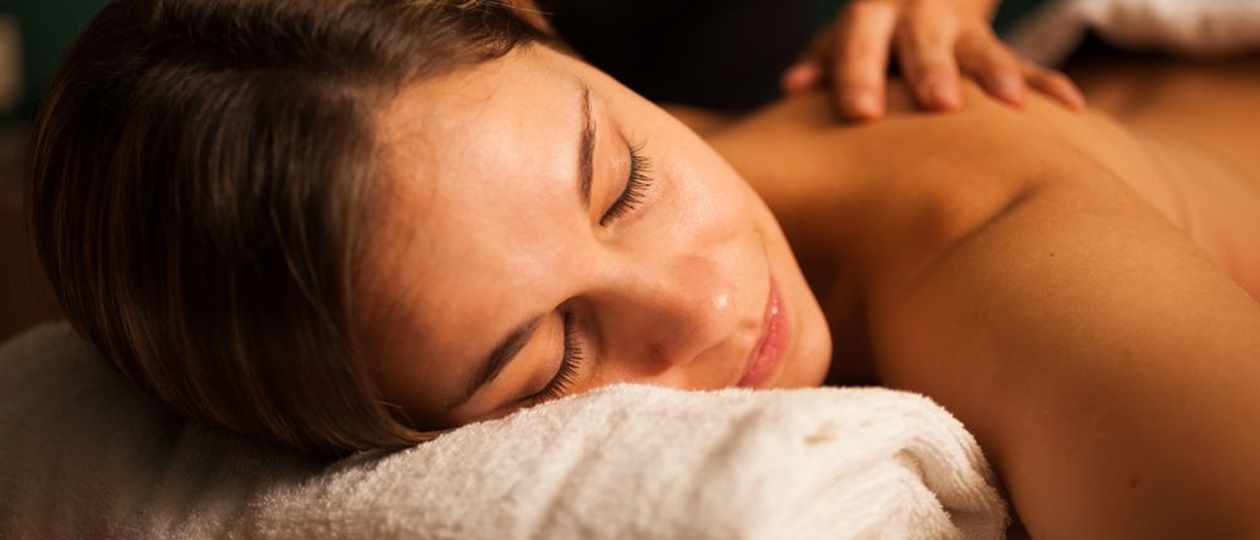 Female back massage Female back massage