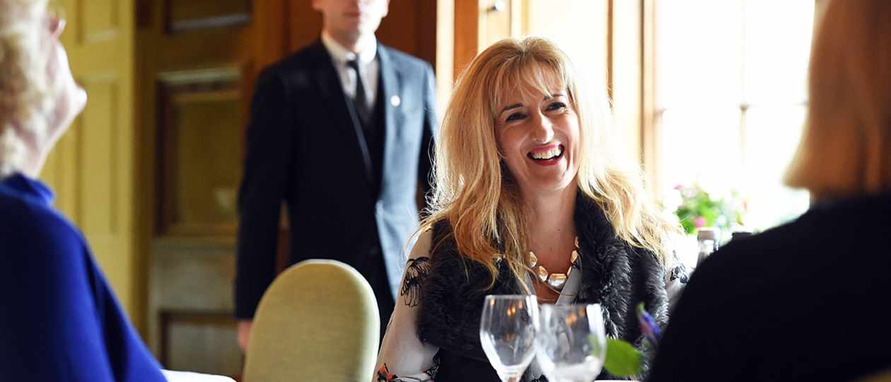 Ladies lunch in the Oak Dining Room Middlethorpe Hall Ladies lunch in the Oak Dining Room Middlethorpe Hall