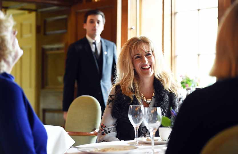 Ladies lunch in the Oak Dining Room Middlethorpe Hall Ladies lunch in the Oak Dining Room Middlethorpe Hall