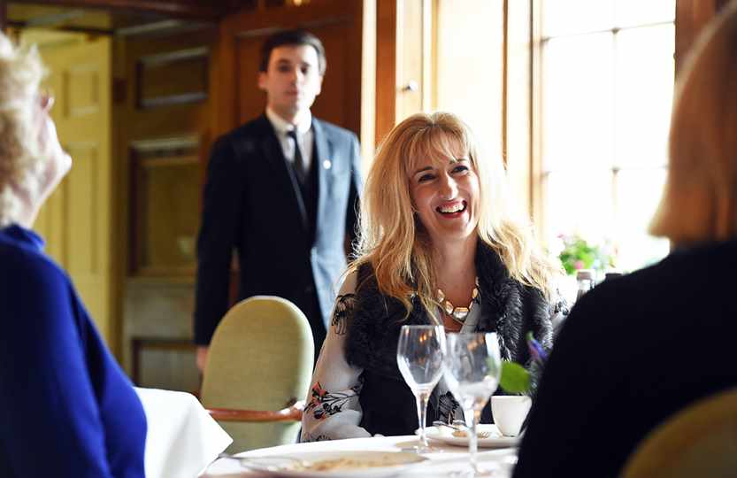 Ladies lunch in the Oak Dining Room Middlethorpe Hall